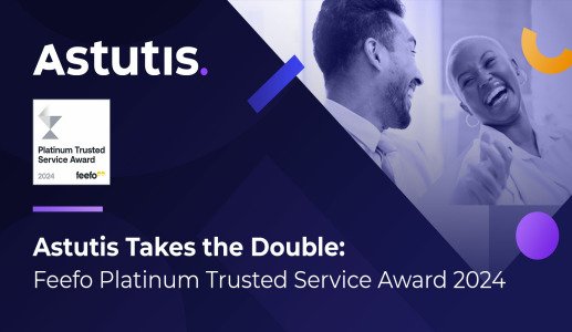 Astutis Takes the Double: Feefo Platinum Trusted Service Award 2024