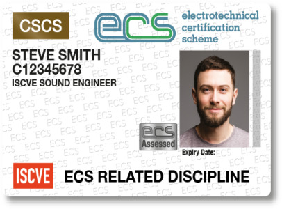 ISCVE AV Engineer ECS card