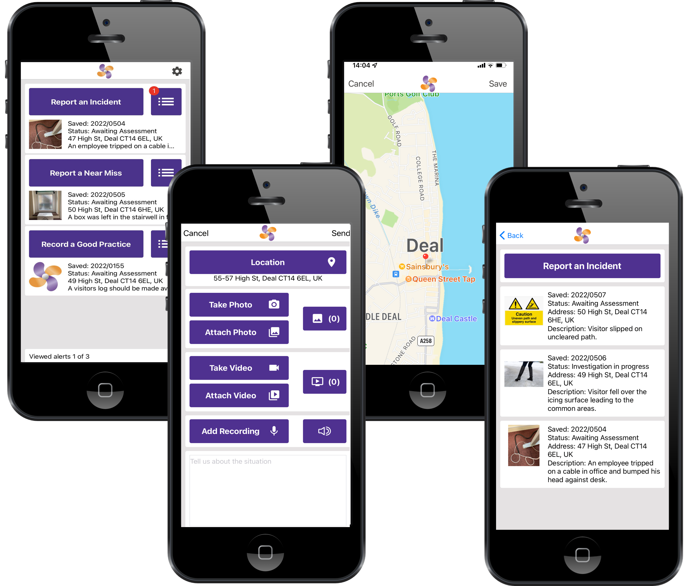 Incident, Accident & Near Miss Reporting App