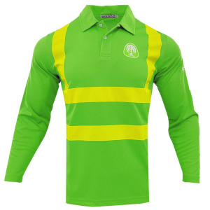 100% Polyester Long Sleeve Reflective Safety Security Work Construction Shirts Hi Vis Polo T-shirts