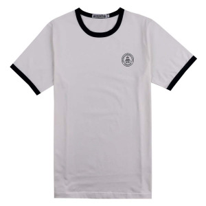Custom Tshirt 100% Premium Pure Cotton Plain White Classic Short Sleeved Tee  Plus Size Men's T-shirts Manufacturer