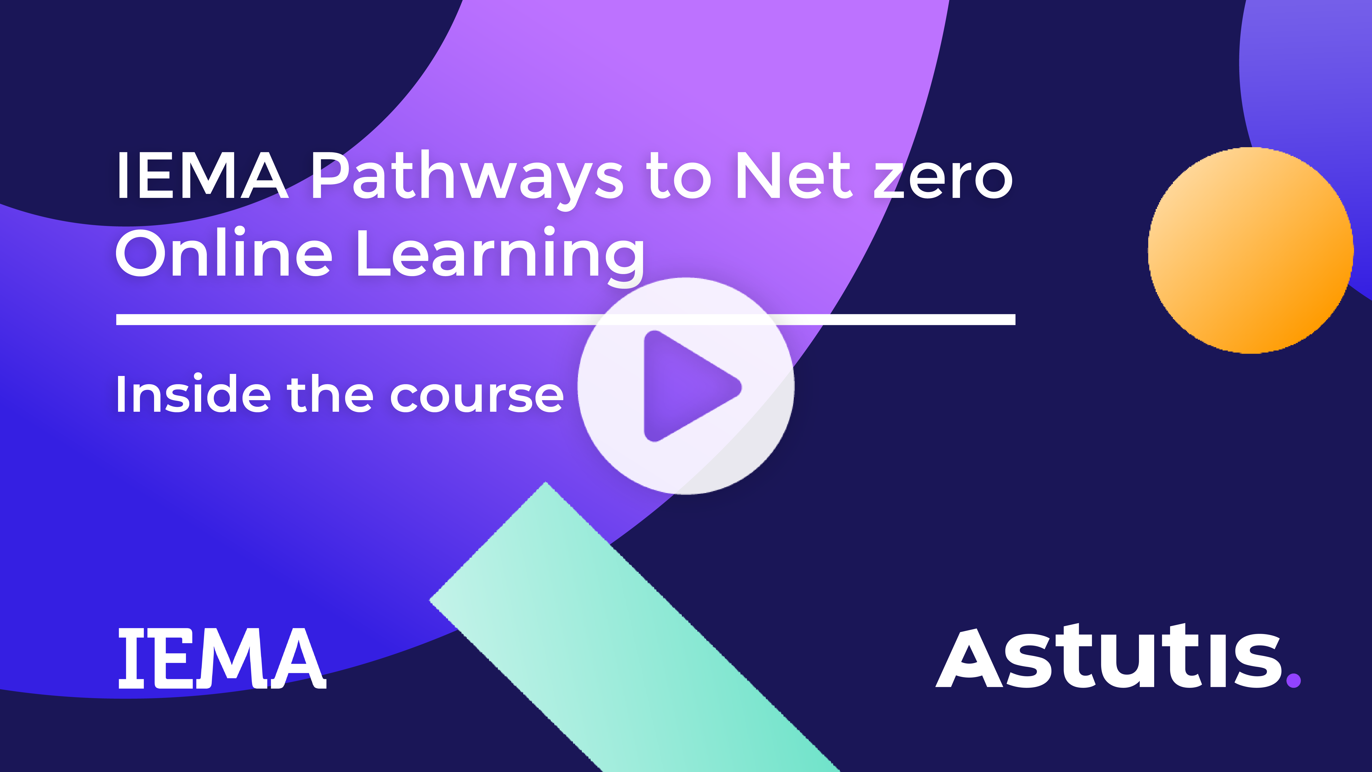 IEMA Pathways to Net Zero: Inside the Online Course - Inside the course preview