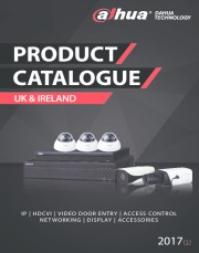 Dahua UK & Ireland Product Catalogue 2017 Q2