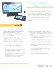 Large Touch Screen Format Voice Alarm Control