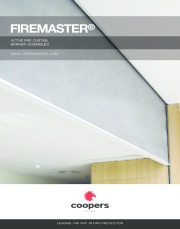 FireMaster® active fire curtain barrier