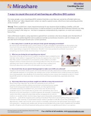 MiraView - 7 ways to count the cost of not having an effective EHS system